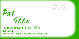 pal ille business card